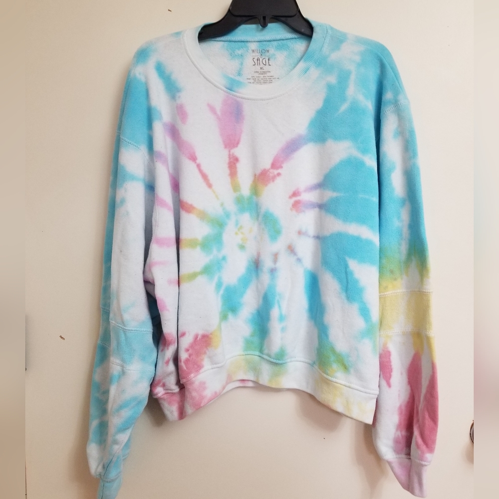 Willow & Sage Tie Dye Sweatshirt - XL